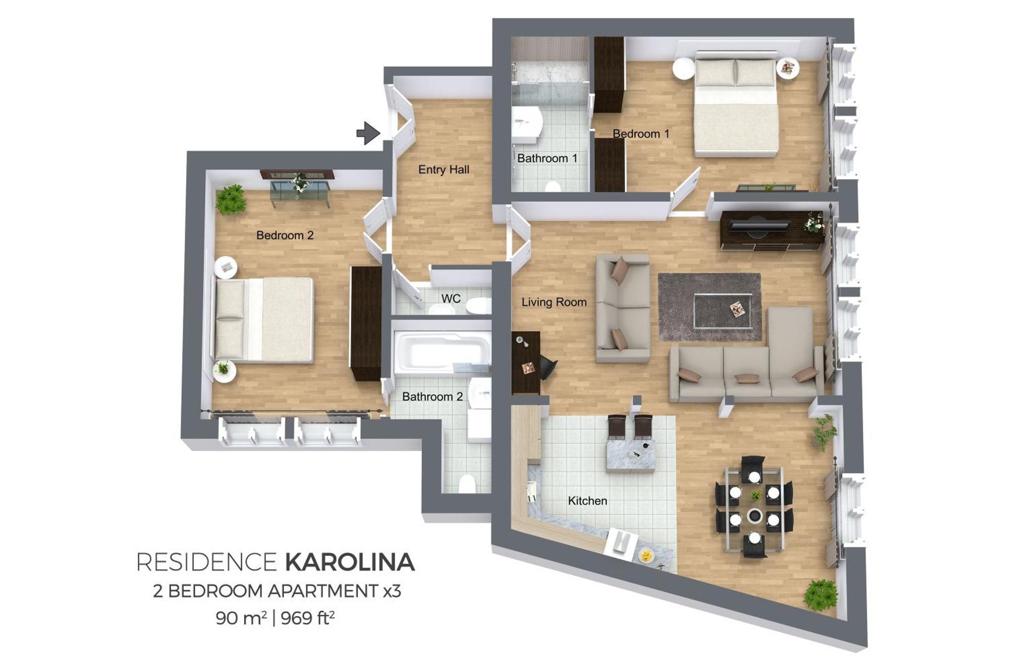 Residence Karolina Praga Cameră foto