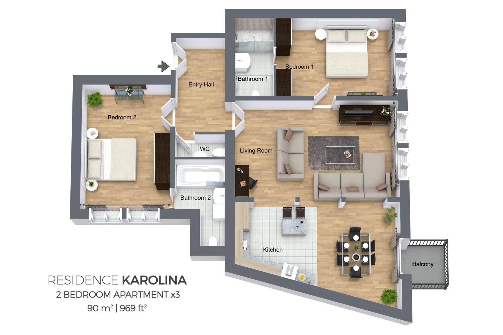 Residence Karolina Praga Cameră foto