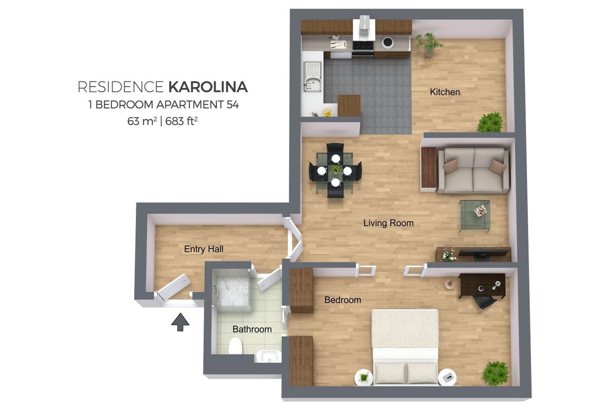 Residence Karolina Praga Cameră foto
