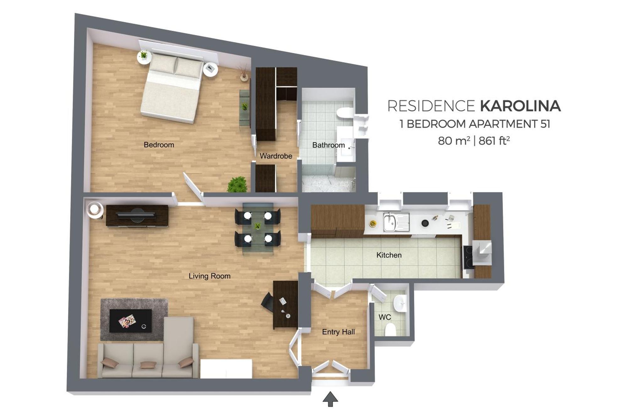Residence Karolina Praga Cameră foto