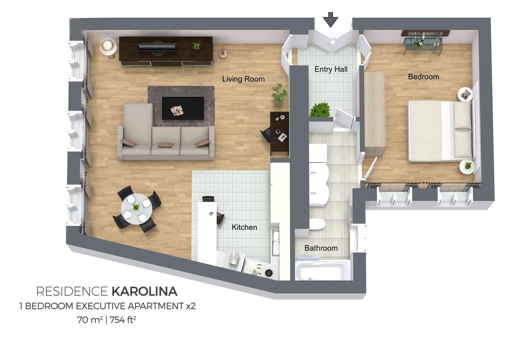 Residence Karolina Praga Cameră foto
