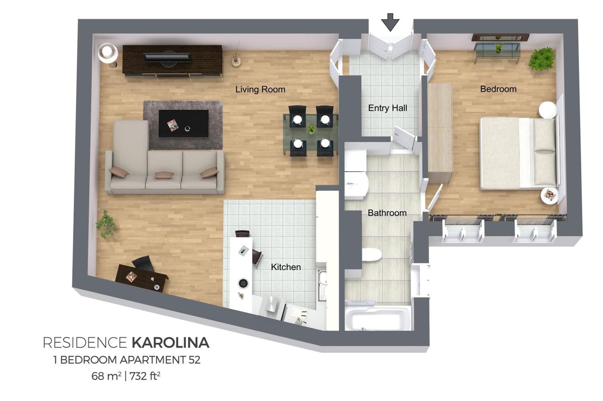 Residence Karolina Praga Cameră foto